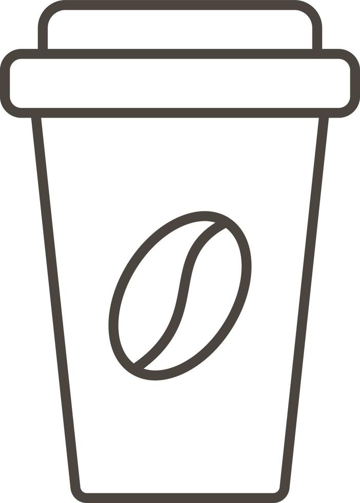 Cold coffee vector icon. Simple element illustration from food concept. Cold coffee vector icon. Drink concept vector illustration. on white background