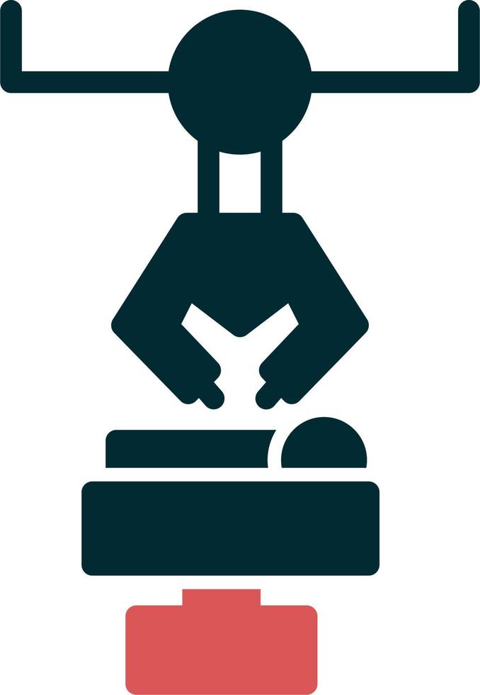 Robotic Surgery vector icon