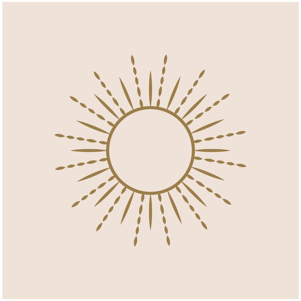 Sunbright sunshine sunlight icon vector flat design