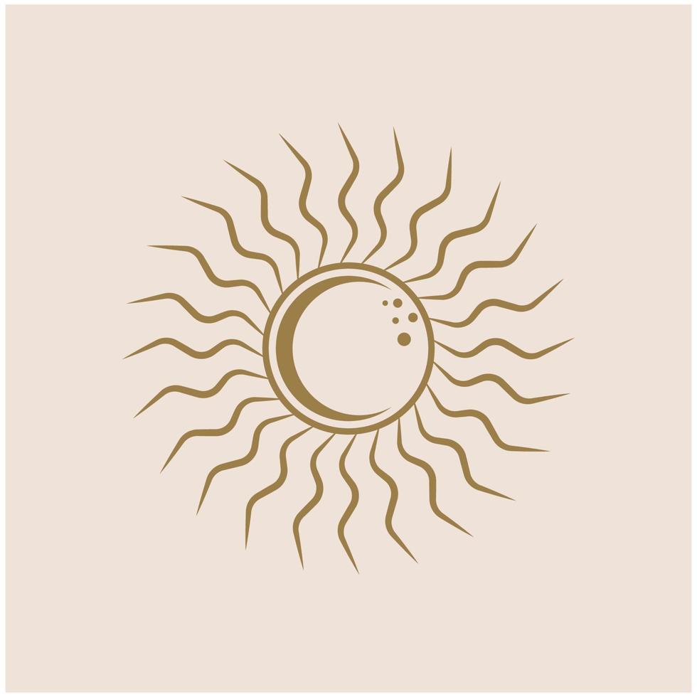 Sunbright sunshine sunlight icon vector flat design