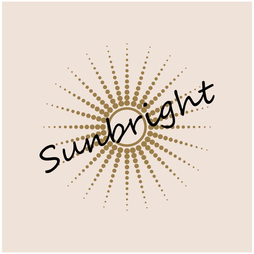 Sunbright sunshine sunlight icon vector flat design 21523219 Vector Art