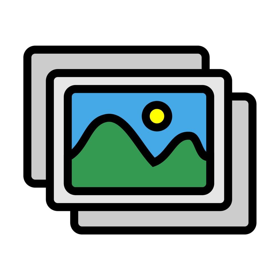 Illustration Vector Graphic of picture file, image photo, gallery icon