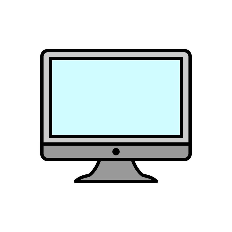Illustration Vector Graphic of Monitor, screen, computer Icon