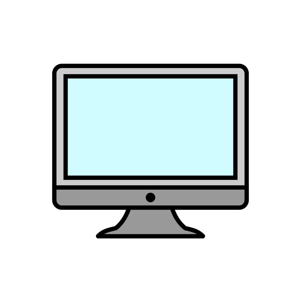 Illustration Vector Graphic of Monitor, screen, computer Icon