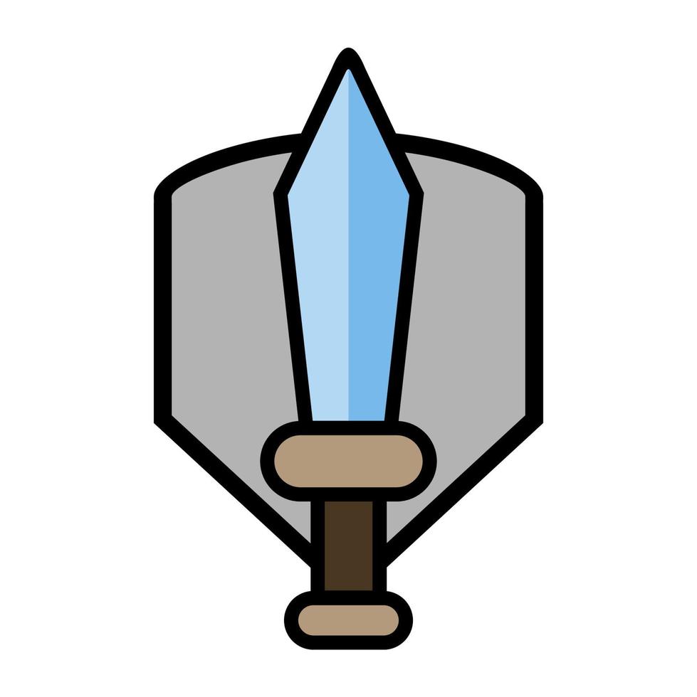 Illustration Vector Graphic of Sword, genre, category Icon