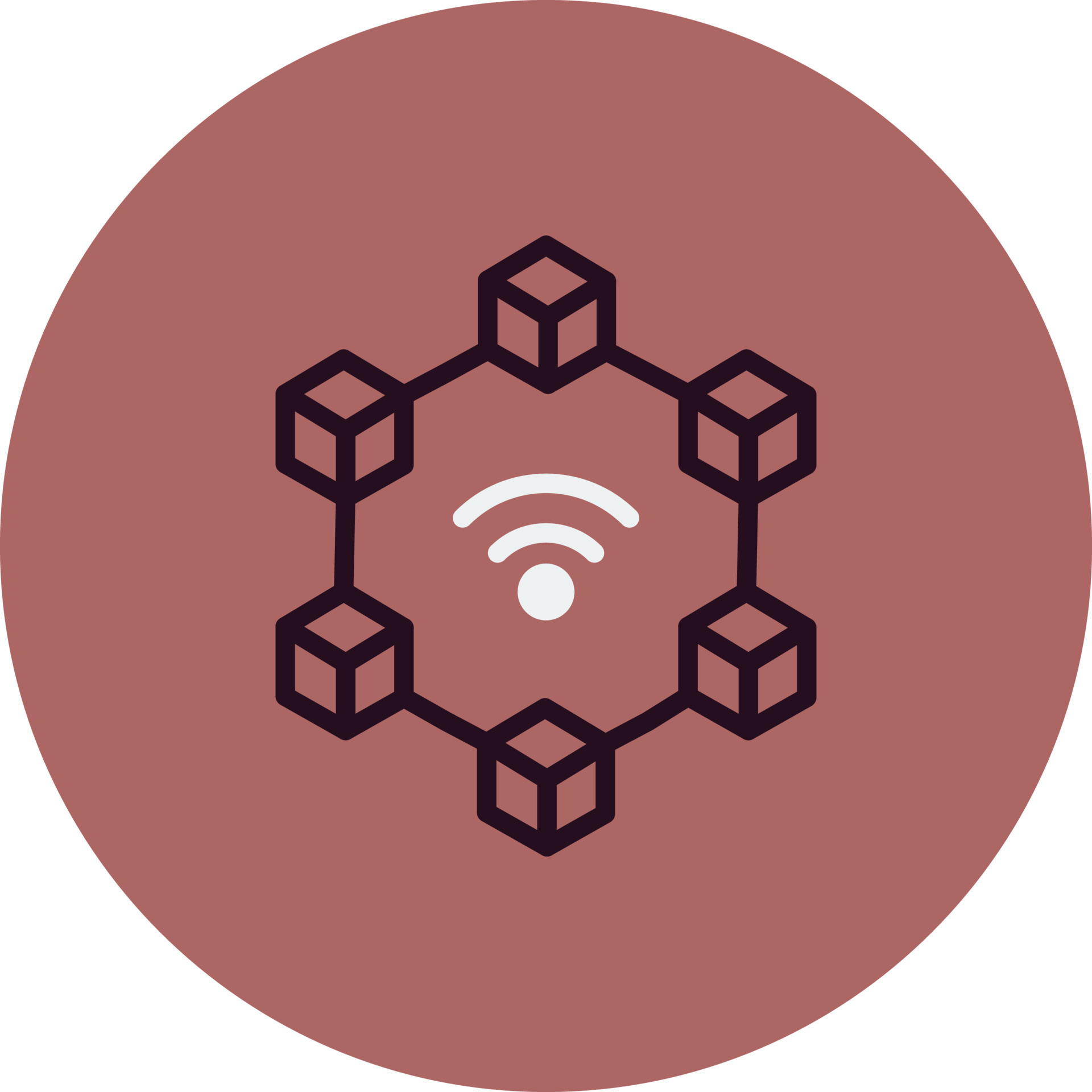 Blockchain vector icon 21524059 Vector Art at Vecteezy
