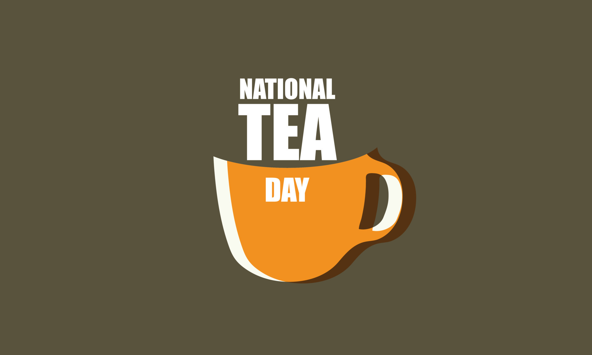 National Tea Day. Template for background, banner, card, poster