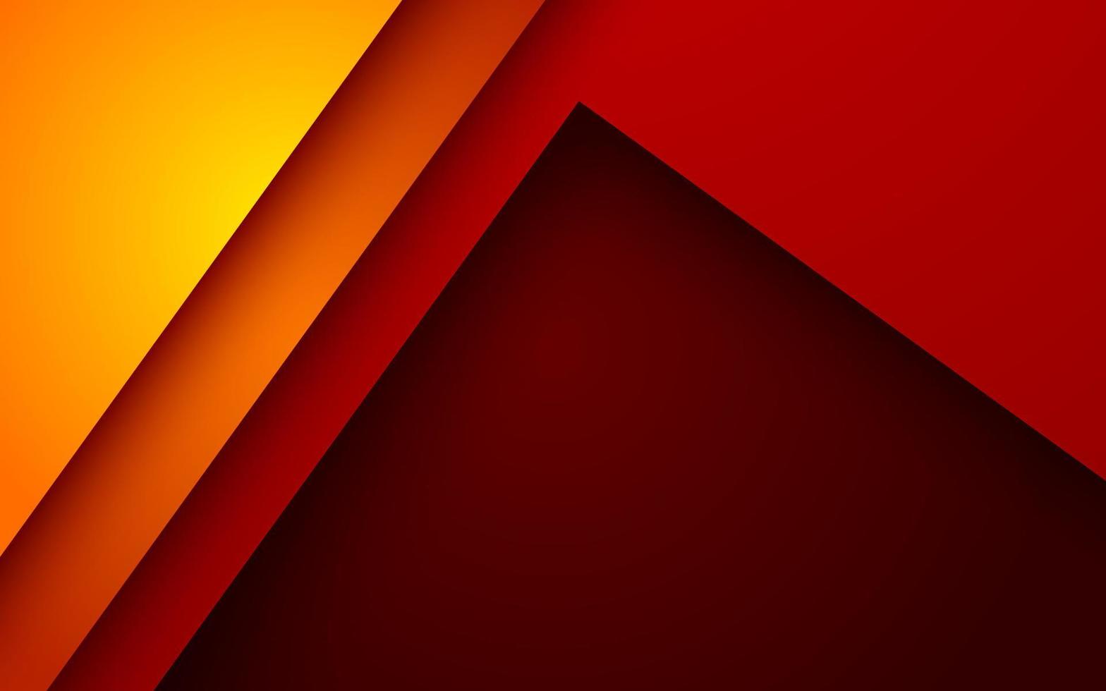 abstract orange red gradient papercut overlap layers background. eps10 vector