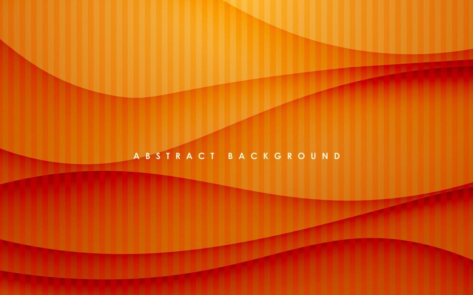 abstract orange gradient dynamic wavy shadow texture line background. eps10 vector