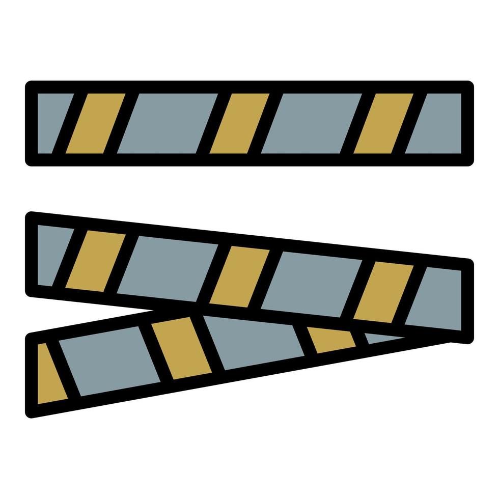 Police security line icon outline vector. Crime element vector