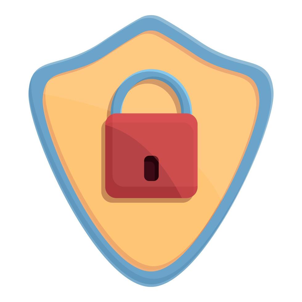 Secured trust icon cartoon vector. Team deal vector