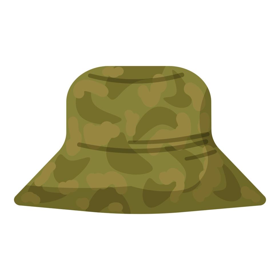 cazador gorra icono dibujos animados vector. cazar equipo vector