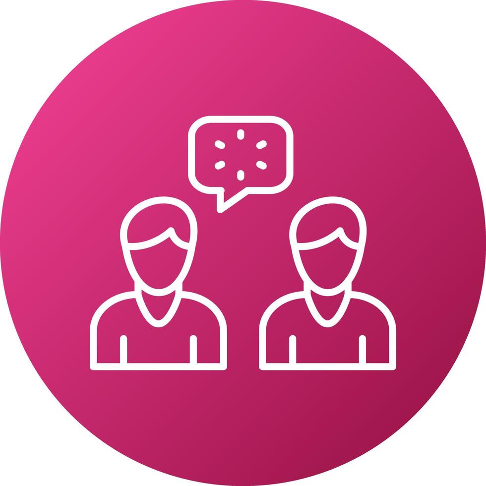 Conflict Of Interest Icon Style vector
