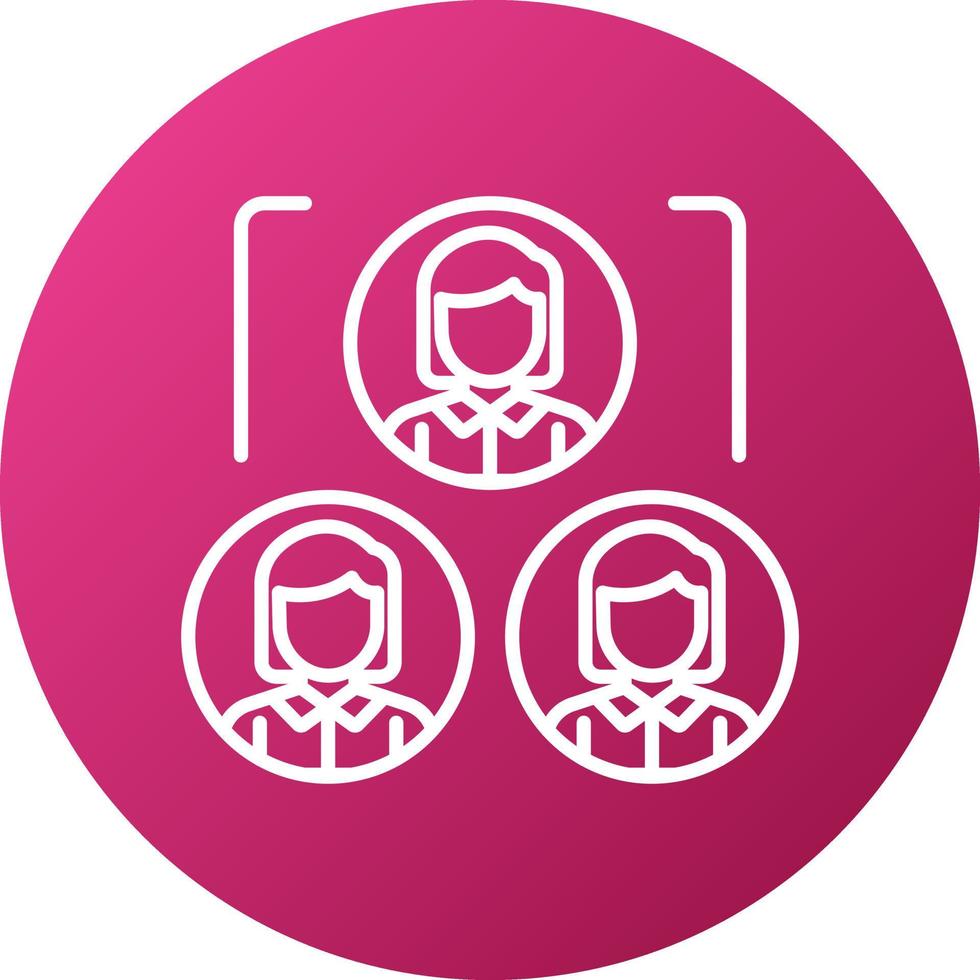 Delegation Of Work Icon Style vector