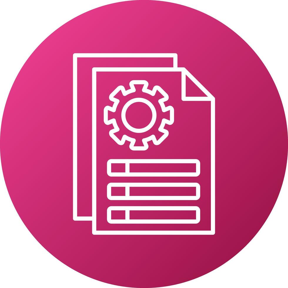 Documentation Icon Style vector