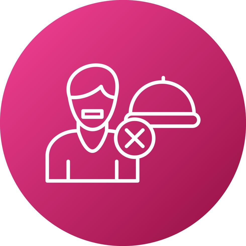 Eating Disorder Icon Style vector