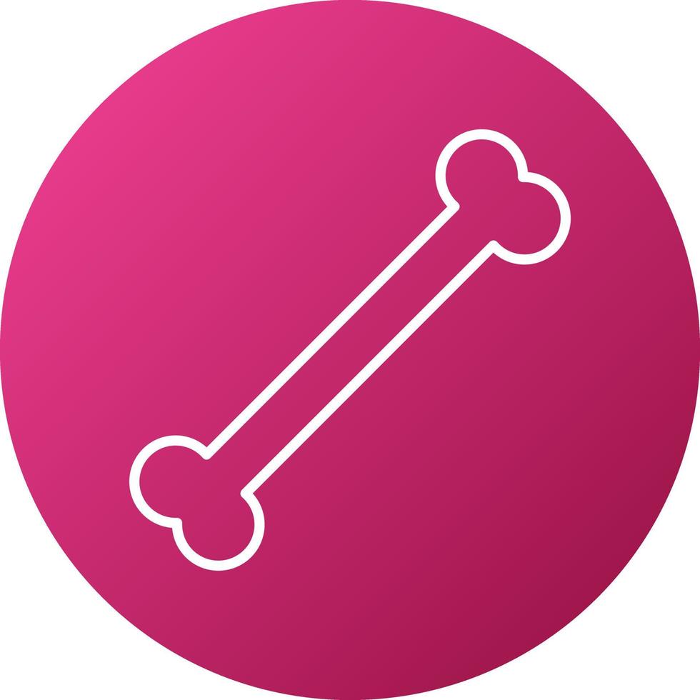 Bone Icon Style vector