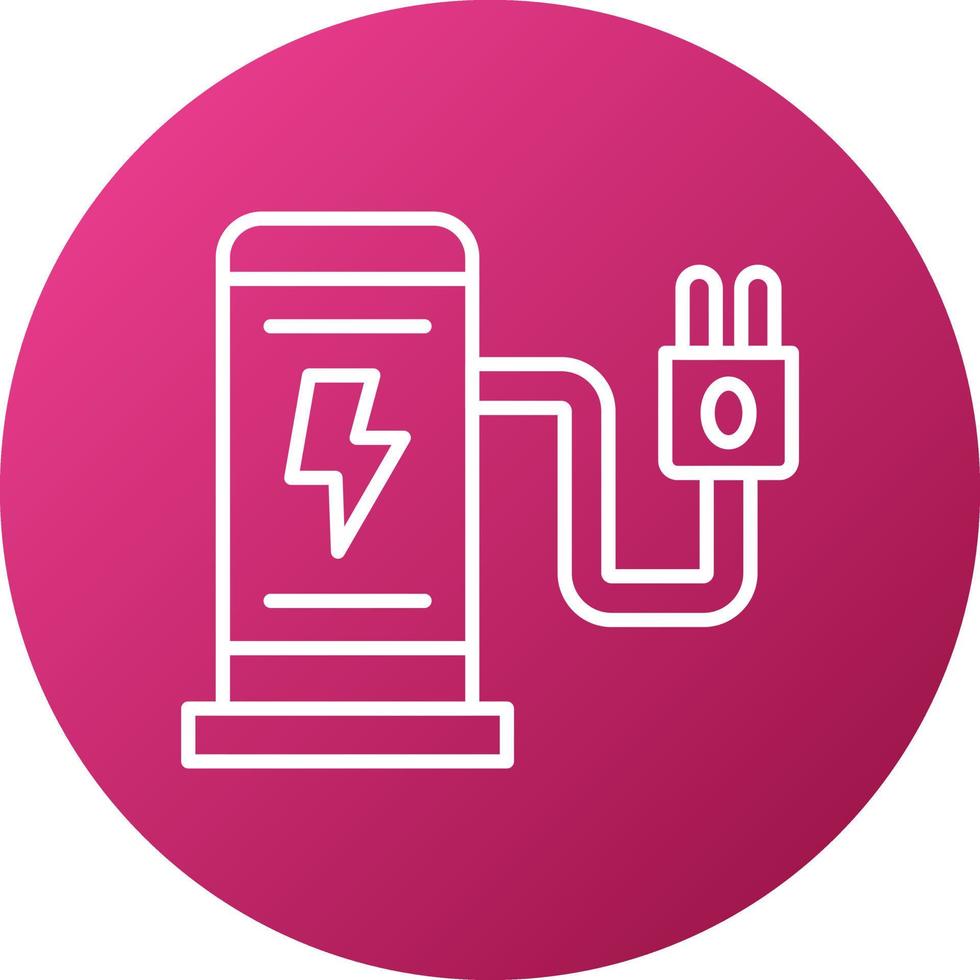 Charging Stand Icon Style vector