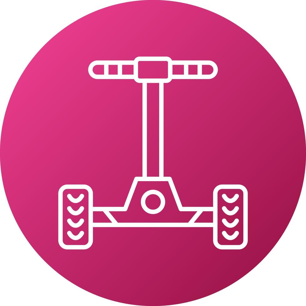 Hoverboard Icon Style vector
