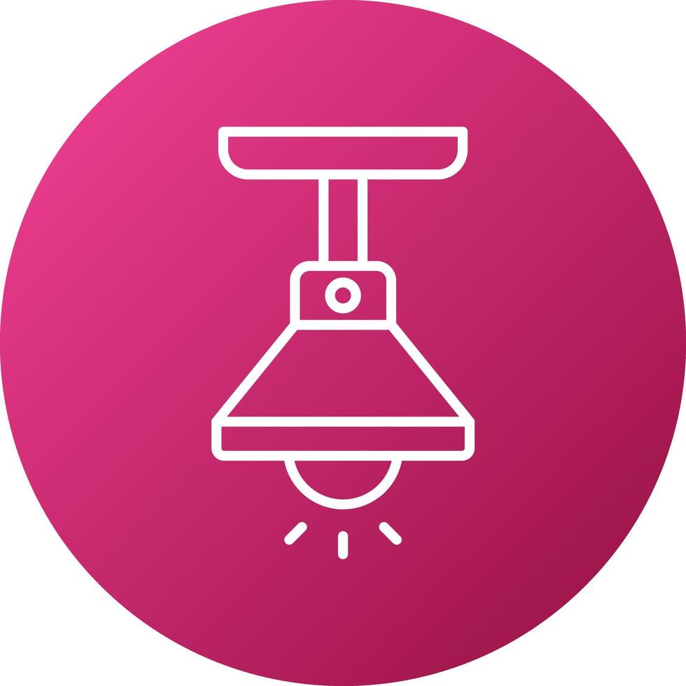 Pendant Light Icon Style vector