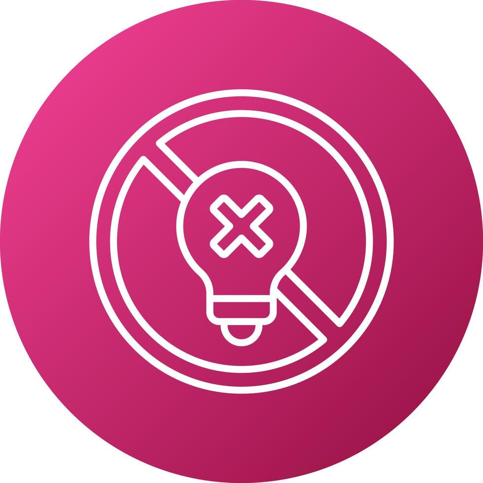 Incandescent Light Bulb Icon Style vector
