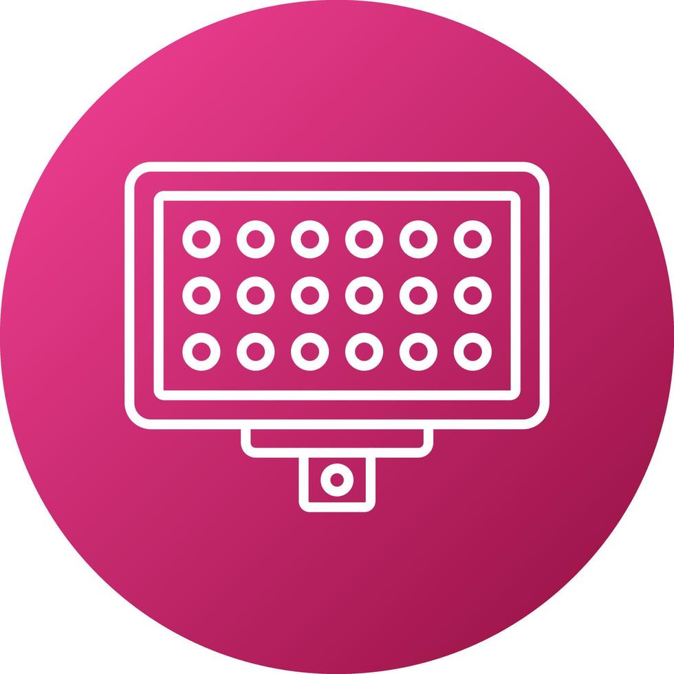 Led Panel Icon Style vector