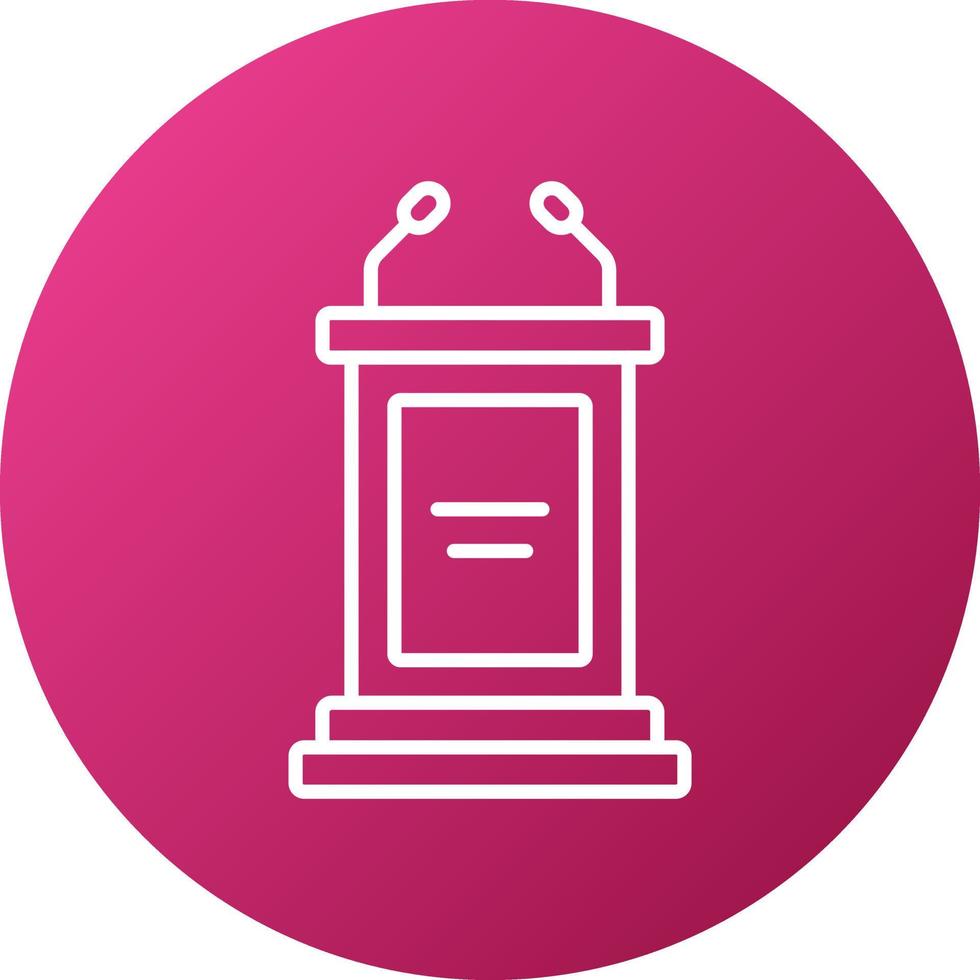 Bully Pulpit Icon Style vector