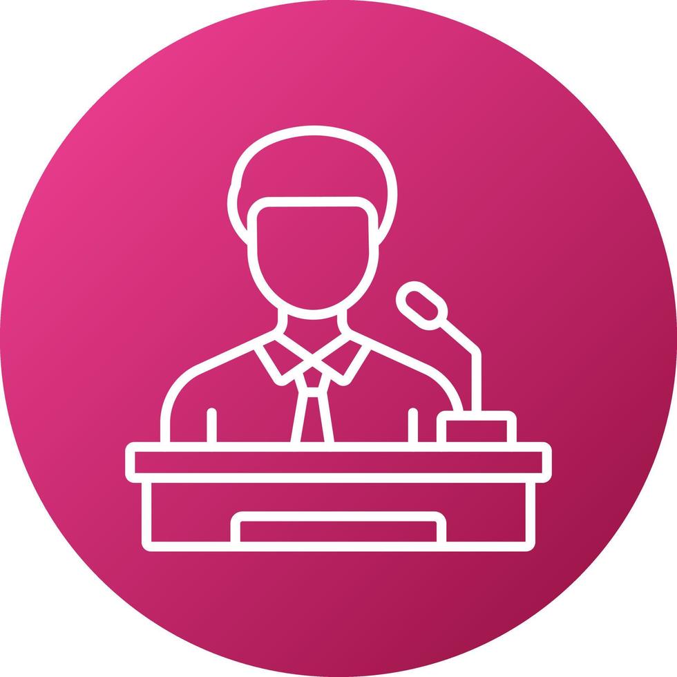 Assistant Minority Leader Icon Style vector