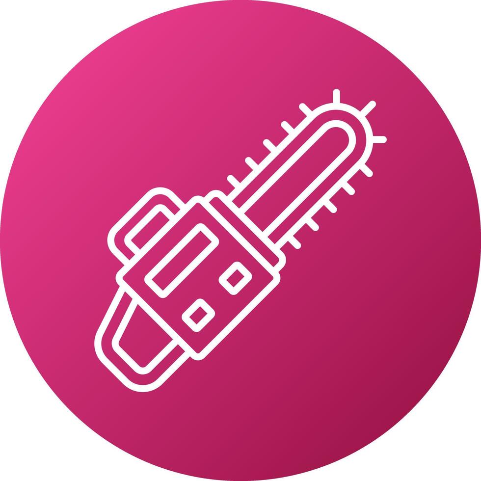 Chainsaw Icon Style vector