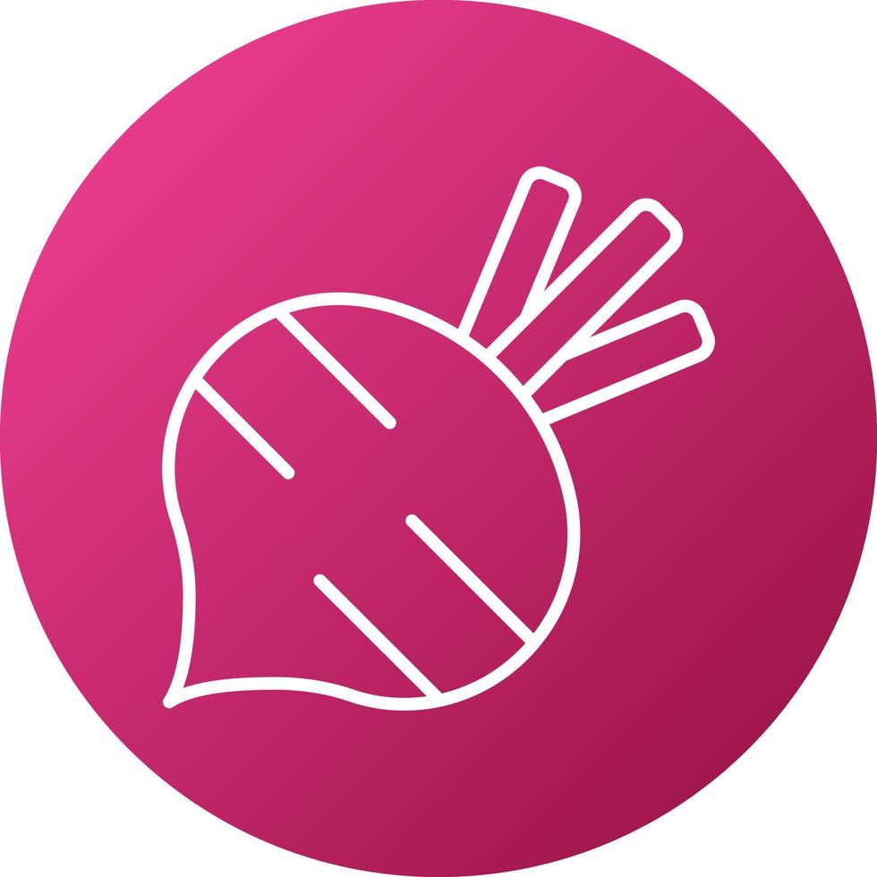 Beet Icon Style vector