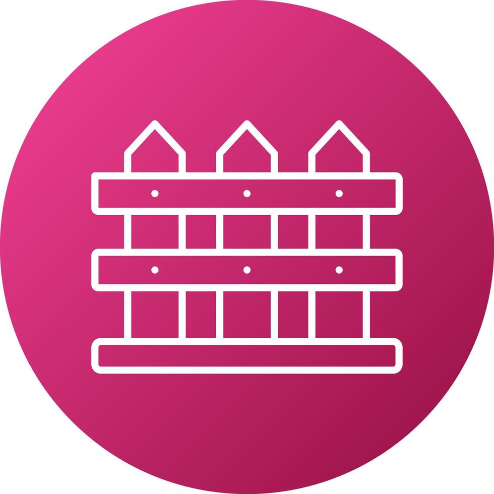 Fence Icon Style vector