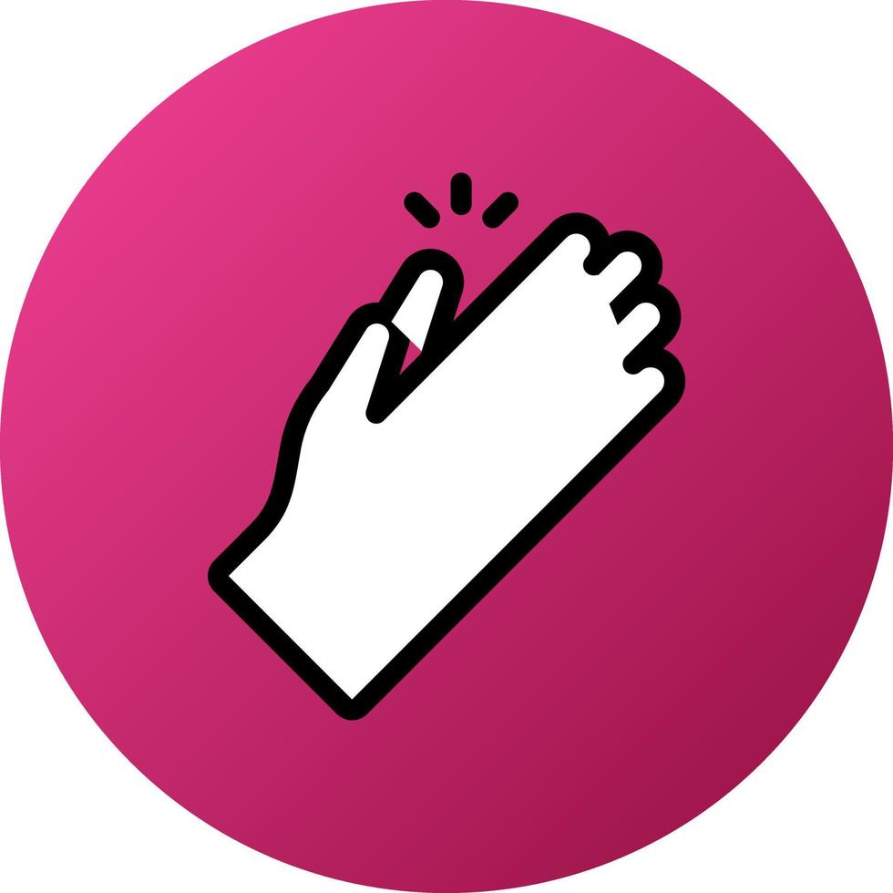 Applaud Icon Style vector