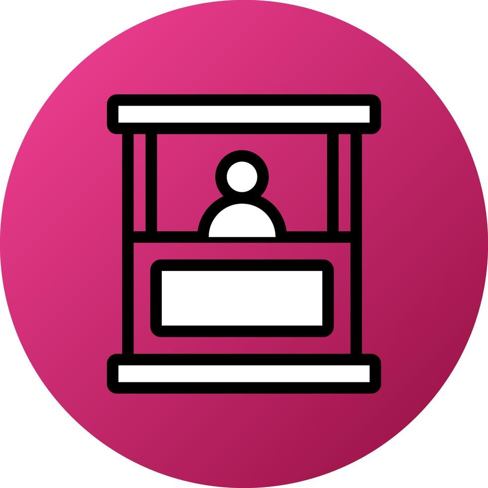 Booth Icon Style vector