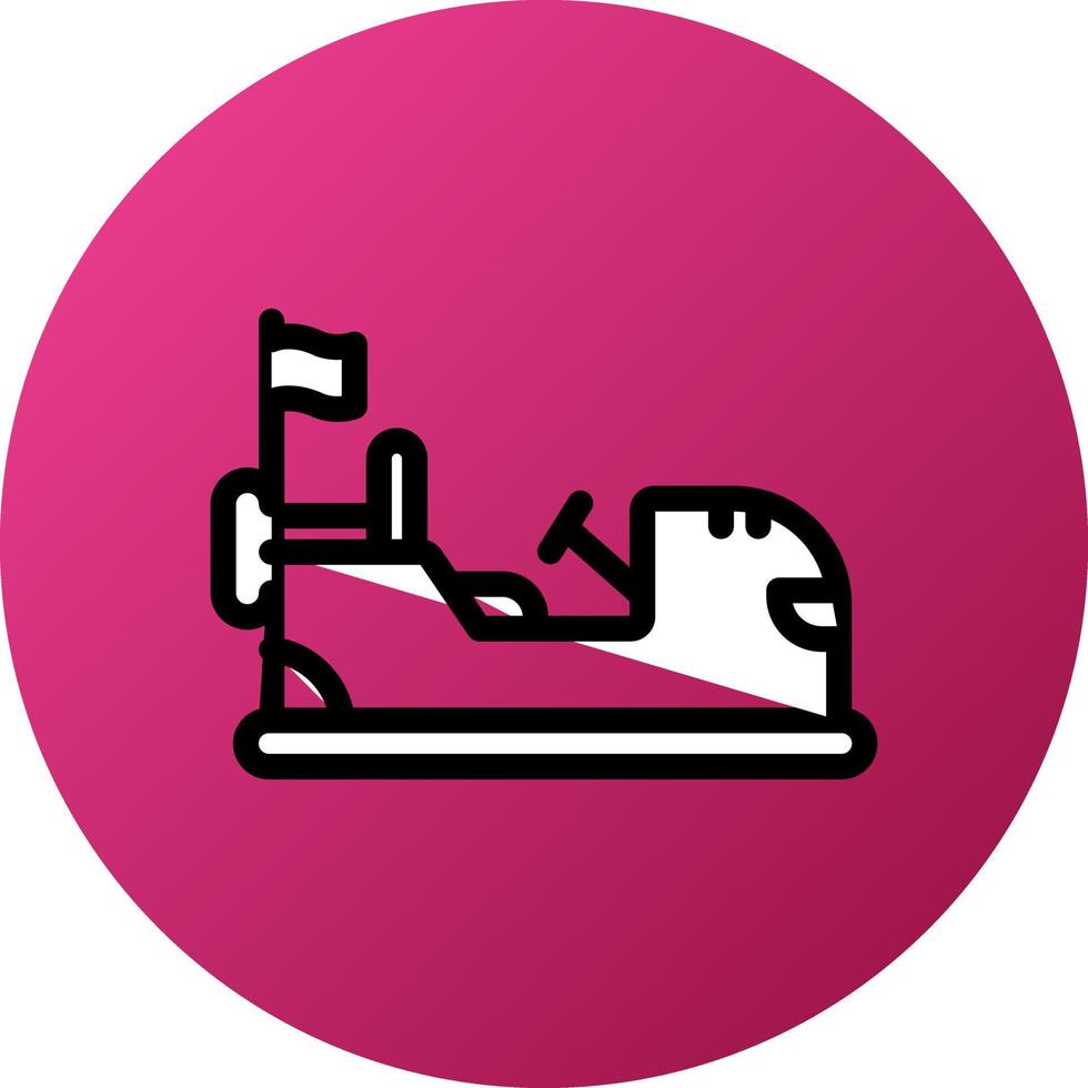 Bumper Cars Icon Style vector