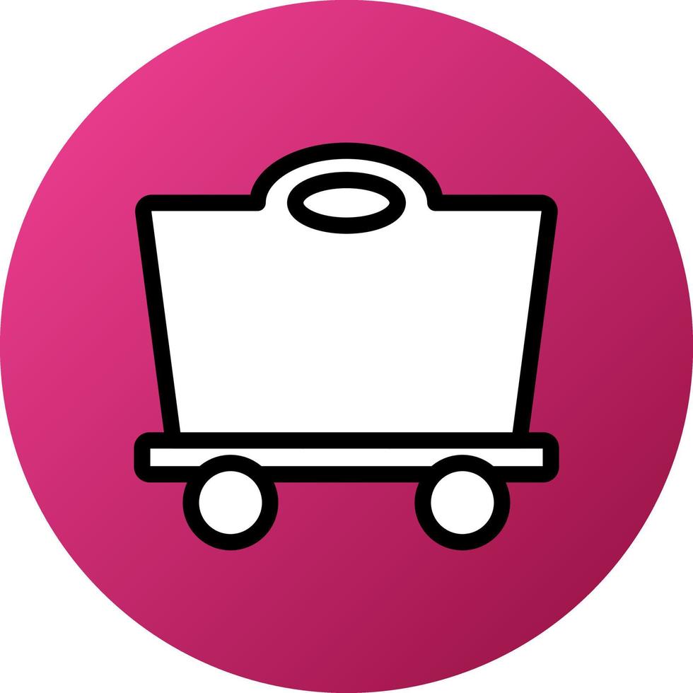 Circus Wagon Icon Style vector