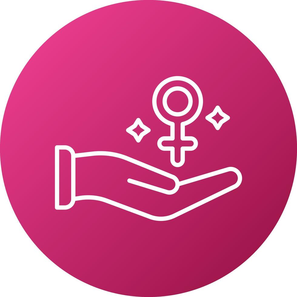 Feminism Icon Style vector
