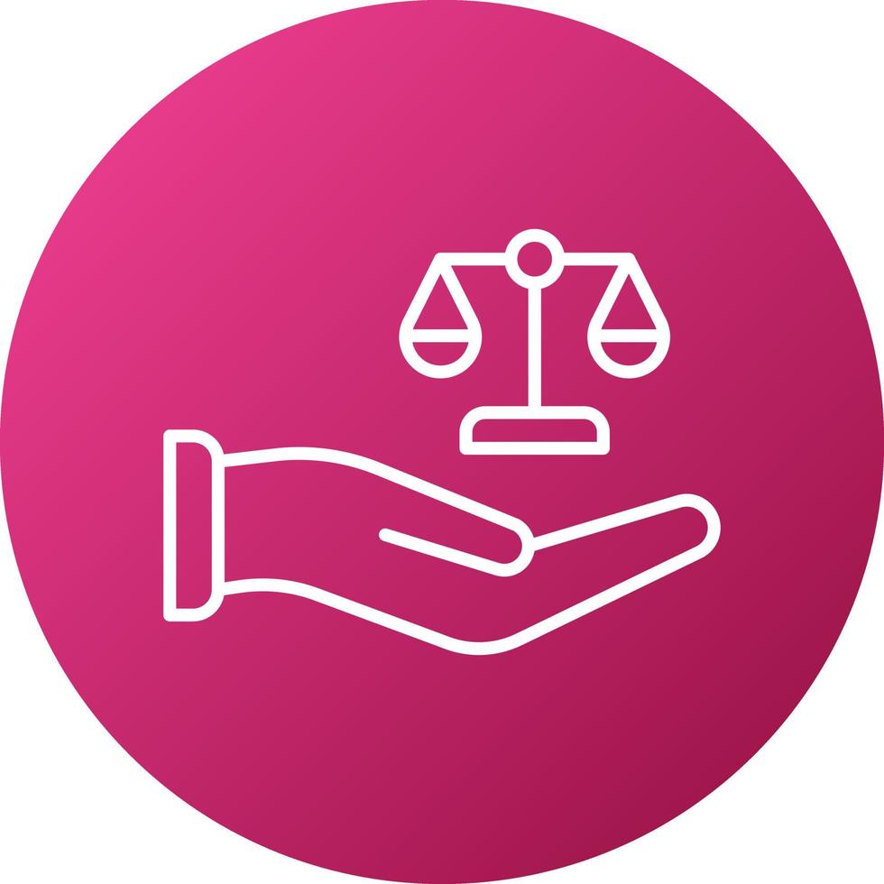 Justice Icon Style vector