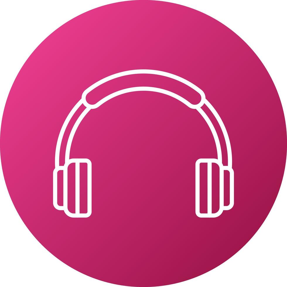 Headphone Icon Style 21525518 Vector Art at Vecteezy