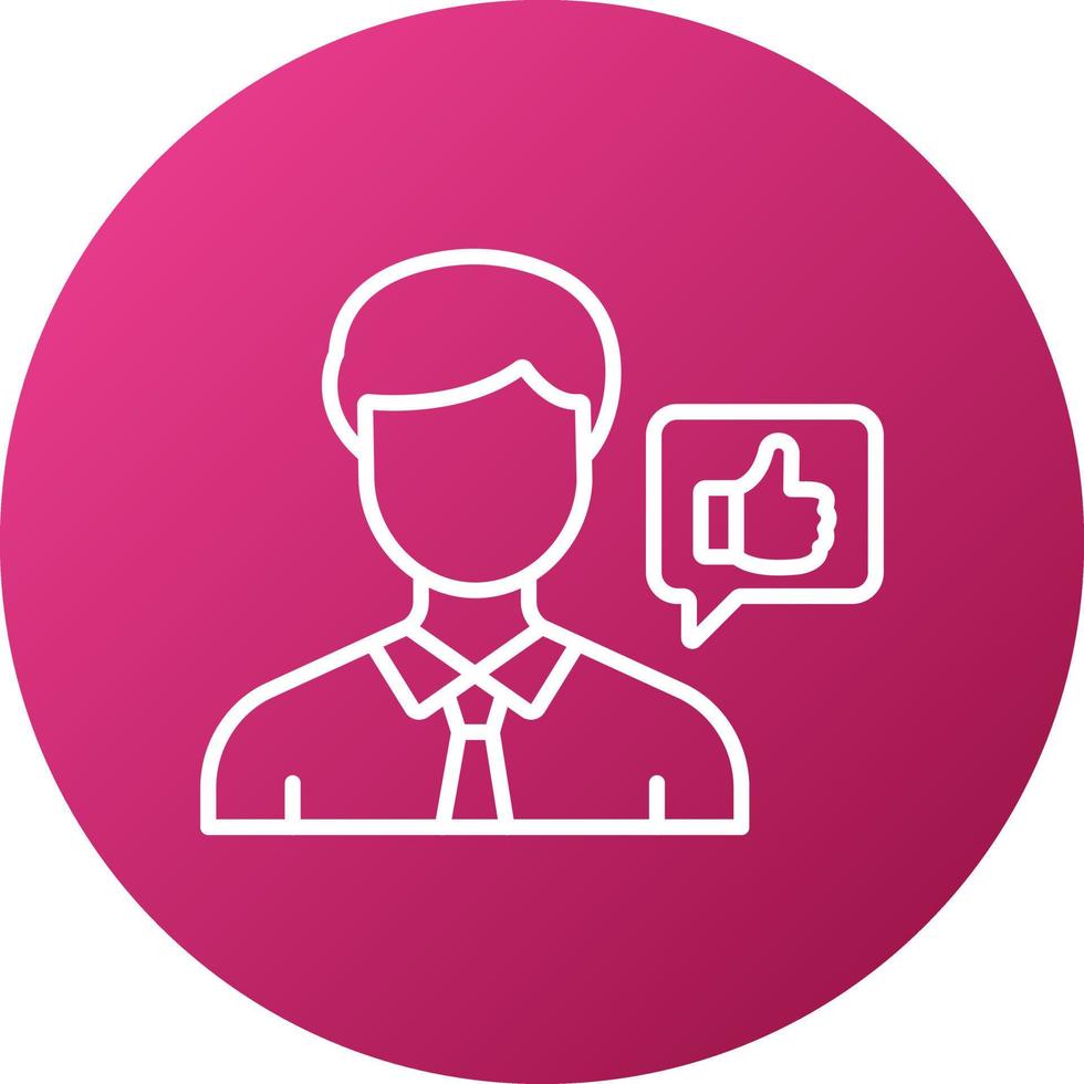 Good Leader Icon Style vector