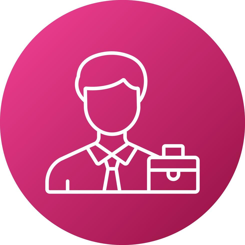 Business Man Icon Style vector