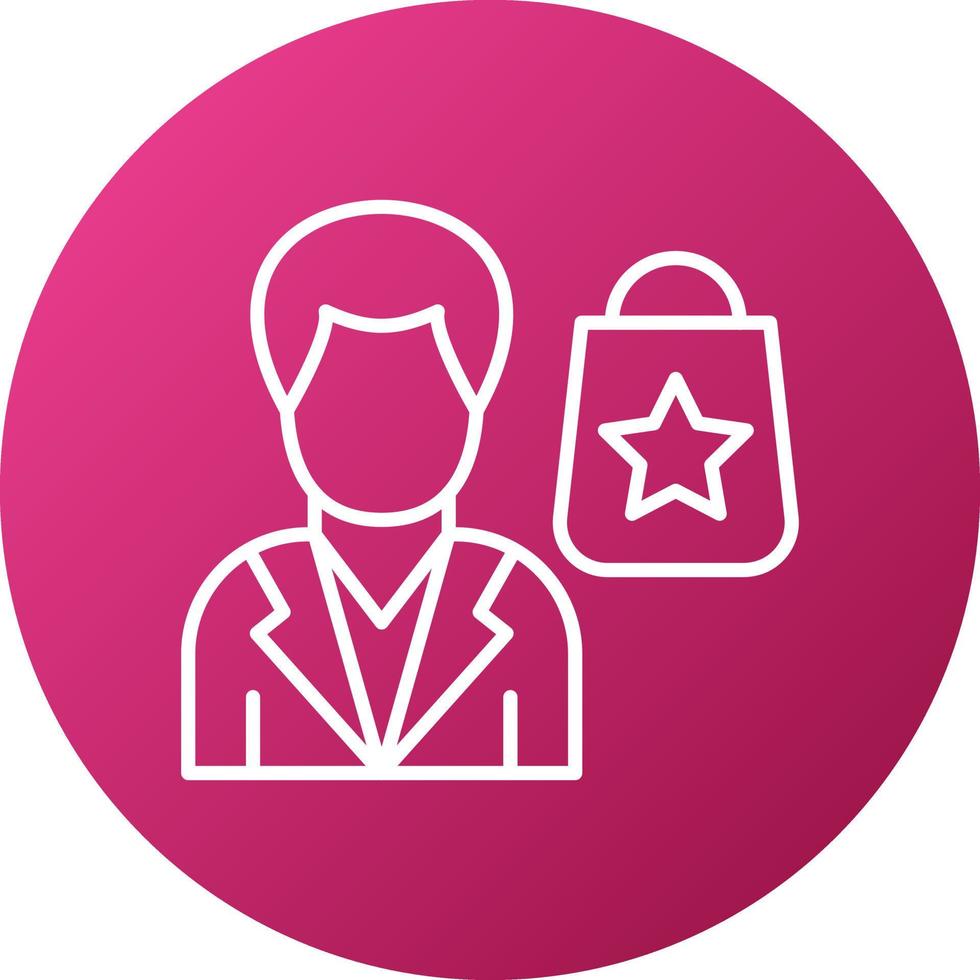 Customer Icon Style vector