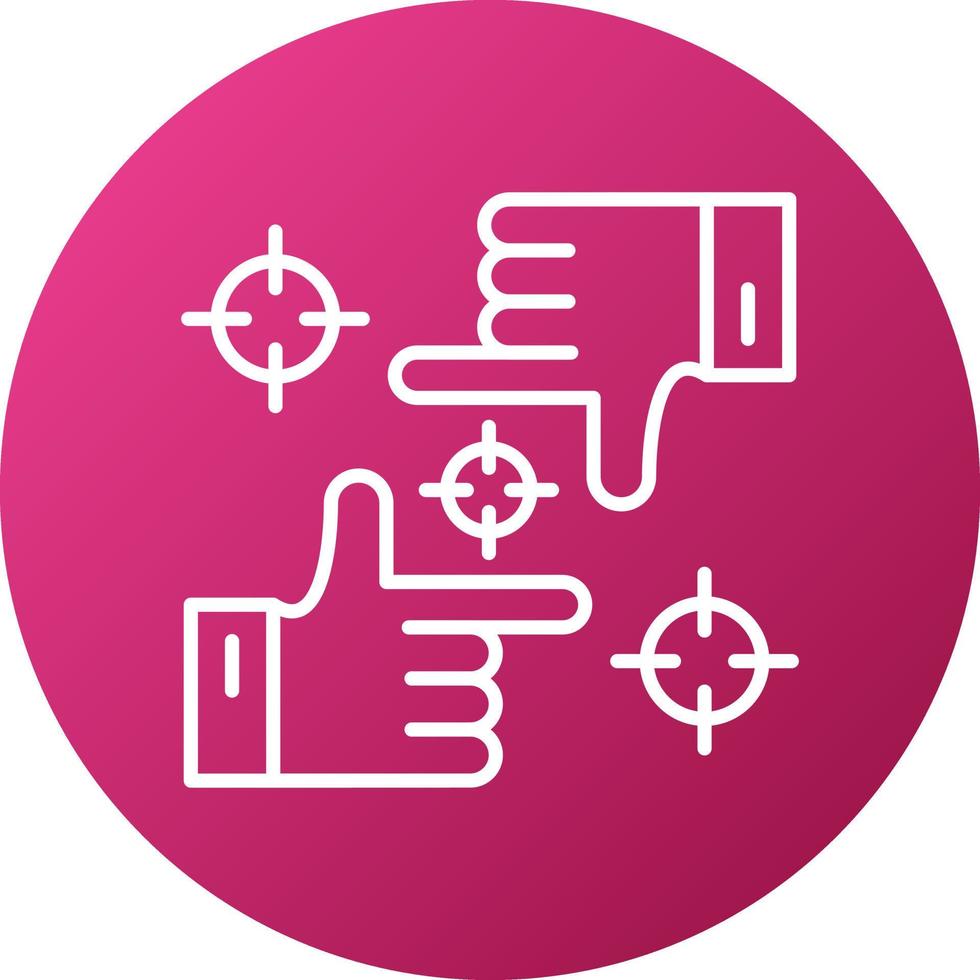 Focus Icon Style vector