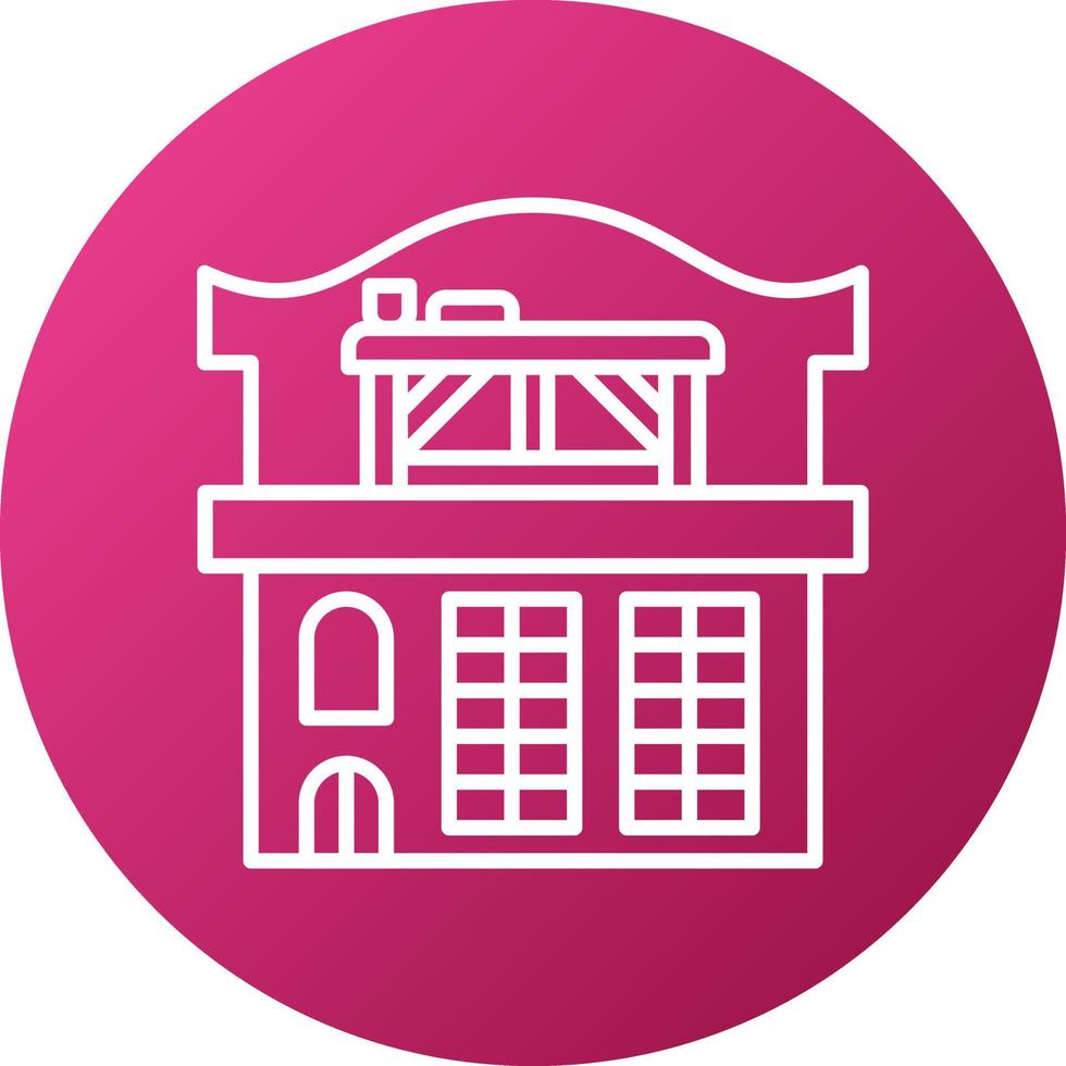 Spa Center Icon Style vector