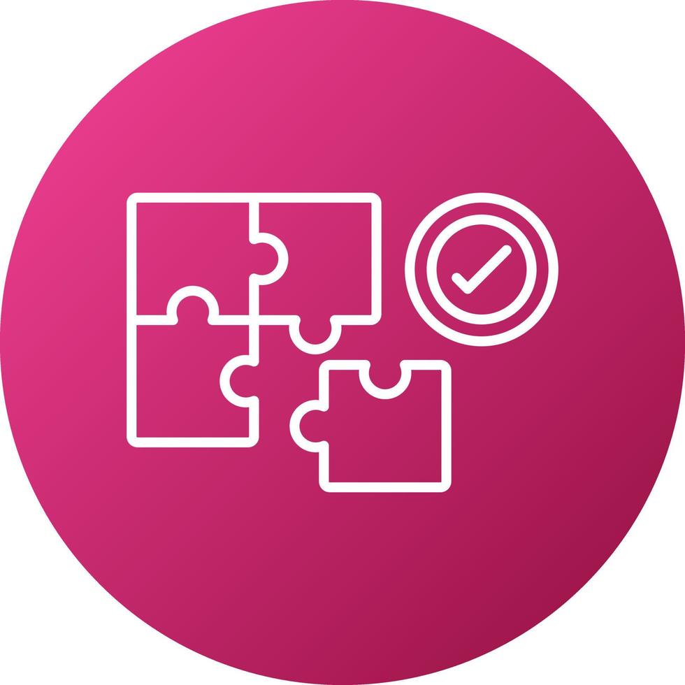 Problem Solving Icon Style vector