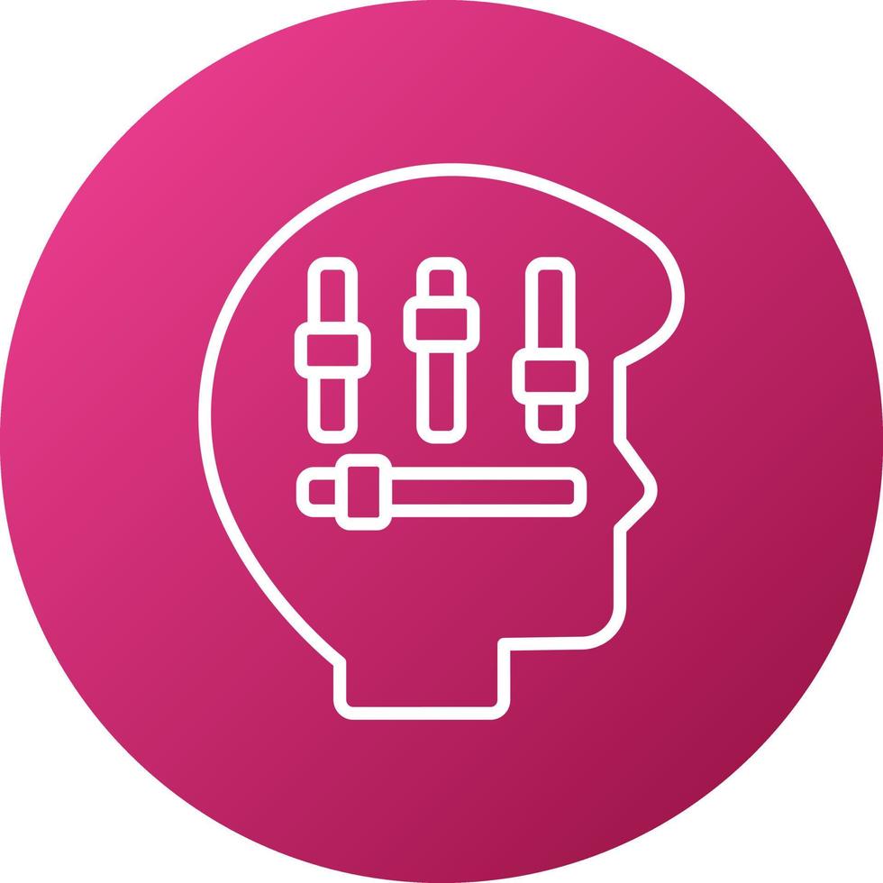 Self Control Icon Style vector