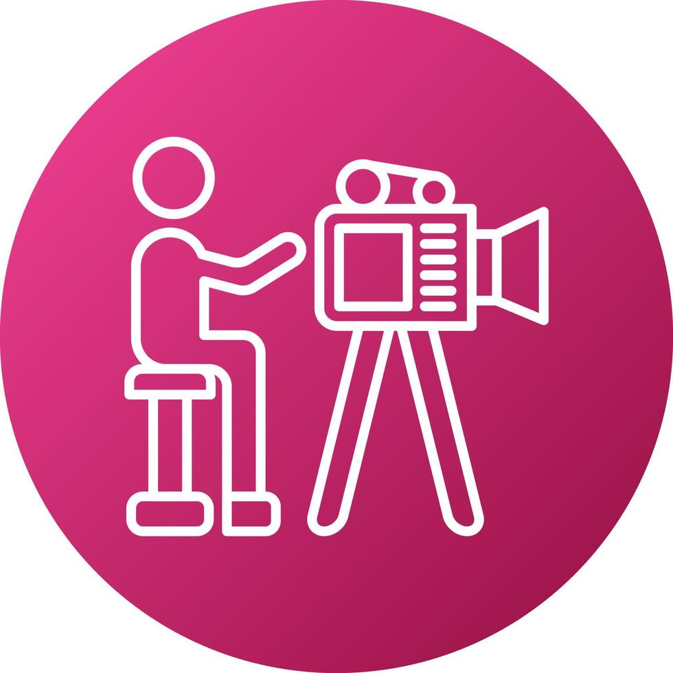 Filming Icon Style vector