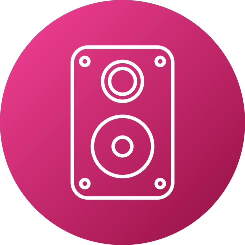 Sound System Icon Style vector