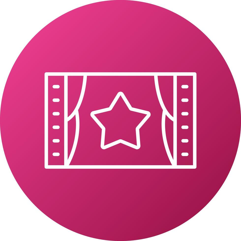 Film Premiere Icon Style vector