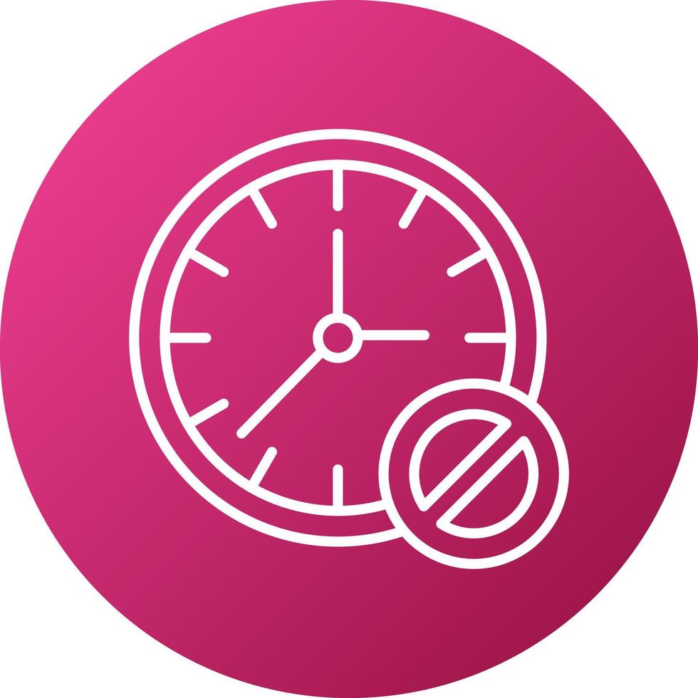 Block Time Icon Style vector