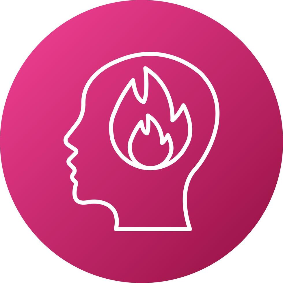 Burnout Icon Style vector